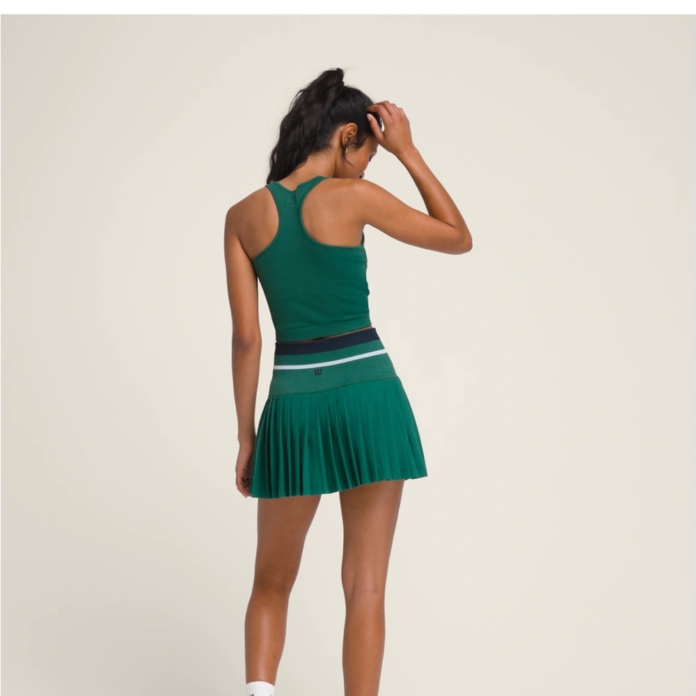 Wilson Green Pleated Women's Skirt - Picture 5 of 5